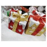 Festive Outdoor Light Up Present Decor