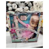 Constructive Playthings Kids Dance with Me Ballerina Doll with Brushable Hair