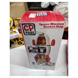 Constructive Playthings Space Mission Rocket Ship Playset (7 Pieces)