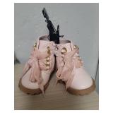 Wonder Nation Pink Combat Boots Size 3