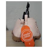 Wonder Nation Pink Combat Boots Size 3
