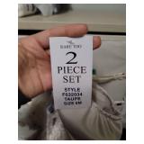 6 month- Rare Too 2-Piece Taupe Set Style F632034