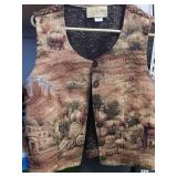 New Frontier Southwestern Tapestry Vest