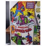 Spider-Man Comic Collage Wall Art