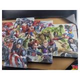 Marvel Avengers Character Collage Poster