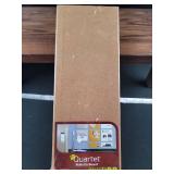 Quartet Frameless Cork Bulletin Board 5.5x14 inch
