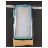 Protective Phone Case with Blue Trim