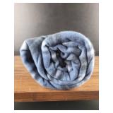 Mainstays Blue Striped Fleece Throw Blanket