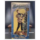 Elvis Presley Blue Christmas Animated Musical Figurine