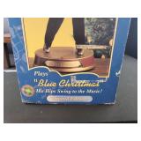 Elvis Presley Blue Christmas Animated Musical Figurine