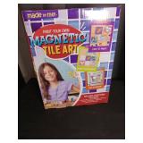 Made By Me! Kids Craft Bundle - Magnetic Tile Art, Window Art & Friendship Bracelets