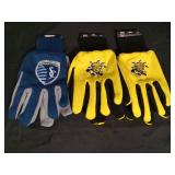 MLS Team Utility Gloves Set - Sporting KC and Wichita State