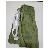 Wrap Around Bed Skirts for Full & Full XL Beds 15\" Drop, Sage Adjustable Elastic Dust Ruffles Easy Fit Wrinkle & Fade Resistant Silky Luxurious Fabric Machine Washable - Retail: $17