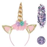 Unicorn Horn Headband, Adult Unicorn Costume Headwear for Festivals, Halloween & Cosplay (Headband only) - Retail: $9