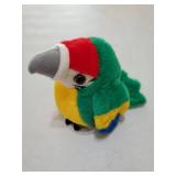 Shoulder Plush Parrot Magnet, Magnetic Shoulder Parrot, Bird Stuffed Animal Pirate Costume Accessories Cosplay Prop for Halloween (Green) - Retail: $13