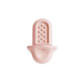 Diggs Groov Crate Training Aid for Puppies and Nervous Dogs Calming Lick Mat for Crate Training & Separation Puppy Enrichment Toy with Freezer Shell BPA-Free (Blush)