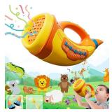 Animal Caller Toys for Kids 2 Modes 30 Real Animal Sounds Effects, Funny 3 Levels of Light Brightness Challenge Loud Noisy Toys Annoying Kids Gifts Hunting for Boys Girls Ages 3+