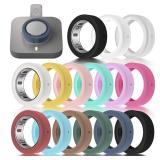 15 Pack Ring Cover Compatible with Oura Ring Gen 4/Gen 3, Ultra-Thin Anti-Scratch 2025 New Upgrade Compatible with Oura Ring Gen 4/3 Cover