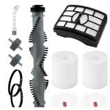 NV500 Brush Roller Belts Filter Replacement Kit for Shark Rotator Professional Lift-Away Upright Vacuum NV550 NV501 NV502 NV505 NV520 UV560 Replacement Part, Brushroller Foam Felt Filters Set - Retail