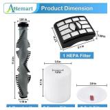 NV500 Brush Roller Belts Filter Replacement Kit for Shark Rotator Professional Lift-Away Upright Vacuum NV550 NV501 NV502 NV505 NV520 UV560 Replacement Part, Brushroller Foam Felt Filters Set - Retail