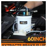 FOUR UNCLES 2L Brake Bleeder Vacuum Pump Kit - Pneumatic Brake Fluid Extractor with 1L Refilling Bottle & Adapters for Automotive Bleeding, One-Person Operation - Retail: $60