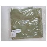 Decorative Square Sage Green Throw Pillow Covers 18x18" Inch Set of 2, Super Soft Chenille Pillows Farmhouse Fall Pillowcase for Living Room Bedroom Sofa Couch Cushion Cover 45x45cm - Retail: $12"