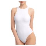 Bodysuits for Women Dupes Body Suit Splashed White Small - Retail: $20