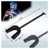 3 Pcs Youth Mouth Guard with Strap - Soft Mouthpiece for Lacrosse, Basketball, Martial Arts, Hockey (Black) - Retail: $9