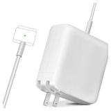 85W Mac Book Pro Charger, Replacement AC 85w 2T-Tip Connector Power Adapter, Laptop Charger Compatible with MacBook pro & Mac Book Pro 13 inch-15 inch Retina After Mid 2012 - Retail: $20