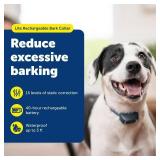 PetSafe Lite Rechargeable Bark Collar for Timid or Little Dogs Over 8 lb., 15 Levels of Automatically Adjusting & Light Static Correction - Rechargeable, Waterproof - Reduces Barking and Whining - Ret