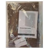 LazBlinds 100% Blackout Door Curtain, No Tools No Drill Cordless Blinds for Windows, Thermal Insulated UV Protection Privacy Window Curtains for French Door Front Door(26