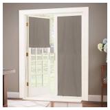 LazBlinds 100% Blackout Door Curtain, No Tools No Drill Cordless Blinds for Windows, Thermal Insulated UV Protection Privacy Window Curtains for French Door Front Door(26