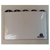 A-Z Index Card Guides for 6 X 9 Card Holder (White Cards with Blue Tabs)