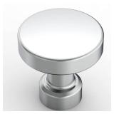10 Pack Polished Chrome Kitchen Cabinet Knobs Single Hole Cabinet Pulls Round Drawer Knobs Dresser Knobs and Pulls for Bathroom Cabinets. One Pack Missing Screws. - Retail: $26