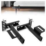Headboard Bracket Adjustable Bed Base Bed Extra Thick Steel Universal Kit Heavy Duty No Noise No Wobble Easy Install Black Compatible Queen King Full Twin - Retail: $40