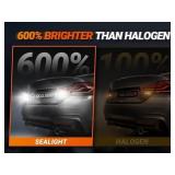 1157 LED Bulb White, Anti Hyper Flashing 7528 BAY15D LED Bulbs for Reverse Light, Turn Signal Light, Parking DRL Tail Brake Lights, 6000K White, 2 Pack - Retail: $40