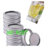 Wide Mouth Canning Lids and Rings for Ball or Kerr,Mason Jar Large Lids and Bands Set of 12 - Retail: $10