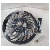 Socket Ceiling Fan Light, Bulb Socket Fan with Remote, Dimmable E26 Base Ceiling Fans with Lights for Bedroom, Screw in Fan and Light Combo, Mini Small Ceiling Fan with Light, Recessed Light Fan Lamp 