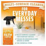 ANGRY ORANGE Citrus Multipurpose Cleaner Spray for Kitchen and Bathroom - 24 oz - Value 2 Pack - Retail: $28