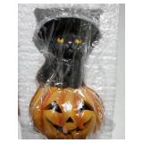 Halloween Cat Decorations in Pumpkin: 6.1