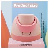 Replacement Cap for Owala Freesip, One Button Water Bottle Top Lid Compatible with Owala Cup 16oz 24oz 32oz 40oz, BPA-Free Replacement Lid Accessory for Owala Free Sip (Pink)