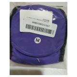 Dog Ear Muffs & No Shake Ear Wrap for Hematoma, Bathing, Drying & Noise Anxiety Relief - Elastic Waterproof Ear Protector with Calming Hoodie Design for Grooming (Purple, M) - Retail: $17