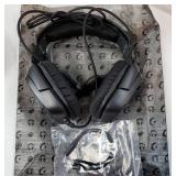 Gaming Headset for PS5 Xbox Series Xbox Series S/One PS5Pro PS4 PC 207g Headset with Clear Mic for Work Wired Gaming Headphones with Mic 3.5mm Splitter, 79in Cable