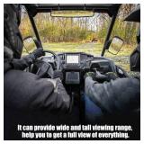 UTV Side Rear View Mirror And Center Mirror With 1.75 to 2" Roll Bar Cage Mount Compatible with Polaris RZR Honda Pioneer Yamaha Rhino Can-Am Maverick Commander Kawasaki Teryx - Retail: $31"