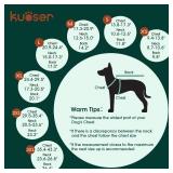 Waterproof Dog Coat, Reversible Dog Jacket for Medium Dogs, Adjustable Durable Doggie Winter Coat Warm Puppy Cold Weather Apparel from Small to Large Breed, Brown M - Retail: $28