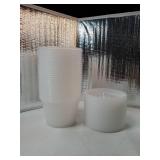 Food Storage Containers 16 oz Plastic Deli Containers with Lids, Slime, Soup, Meal Prep Containers | BPA Free | Stackable | Leakproof | Microwave/Dishwasher/Freezer Safe. 26 Bowls, 16 Lids. - Retail: 