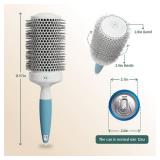 Professional Round Brush for Blow Drying - Large Ceramic Ion Thermal Barrel Brush for Sleek, Precise Heat Styling and Maximum Volume - Lightweight Hair Brush for Smooth, Manageable Hair (2 Inch) (Not 