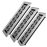 3 Pack Floor Register 2x14 Inches - Heavy Duty Walkable Steel Decorative Vent Covers for Home Floor Air Floor Vents Register Easy Adjust Air Flow with Scratch Resistant Finish - Retail: $30