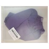 Reusable Shower Cap for Women, Large Waterproof Shower Bonnet Washable Elastic Band Bath Hair Hat for Long Hair, Braids(Dark Purple) - Retail: $10