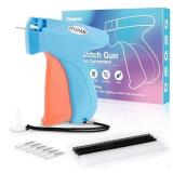 Stitch Gun for Clothes, Tagging Gun for Clothing Quick Fixes - Price Tag Gun with 6 Fine Needle, 1000 Black Fasteners & 1000 White Fasteners